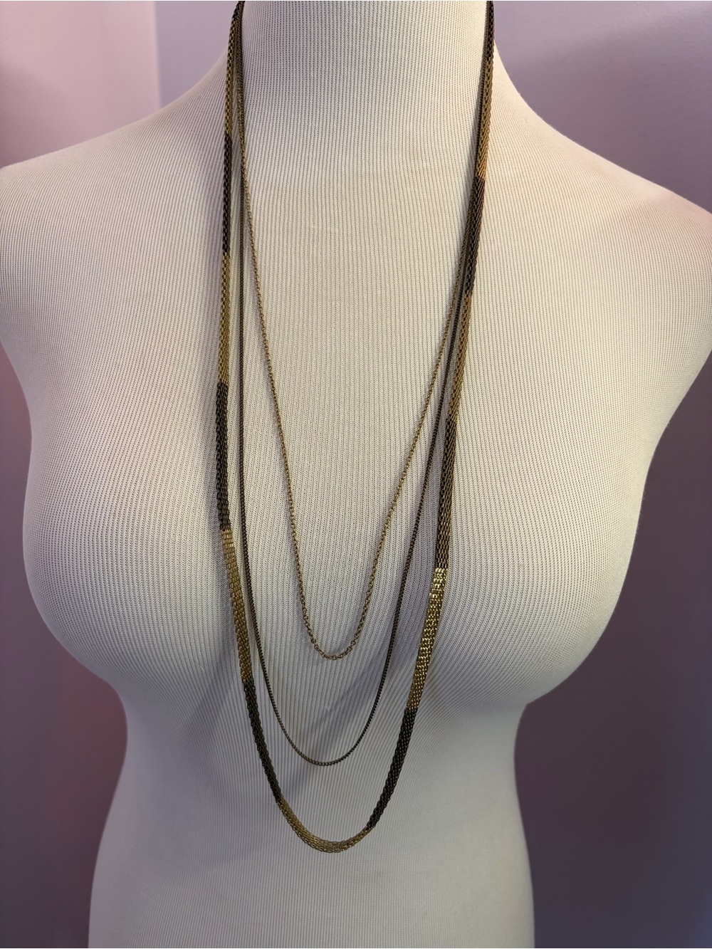 Vintage 3 Strand Necklace